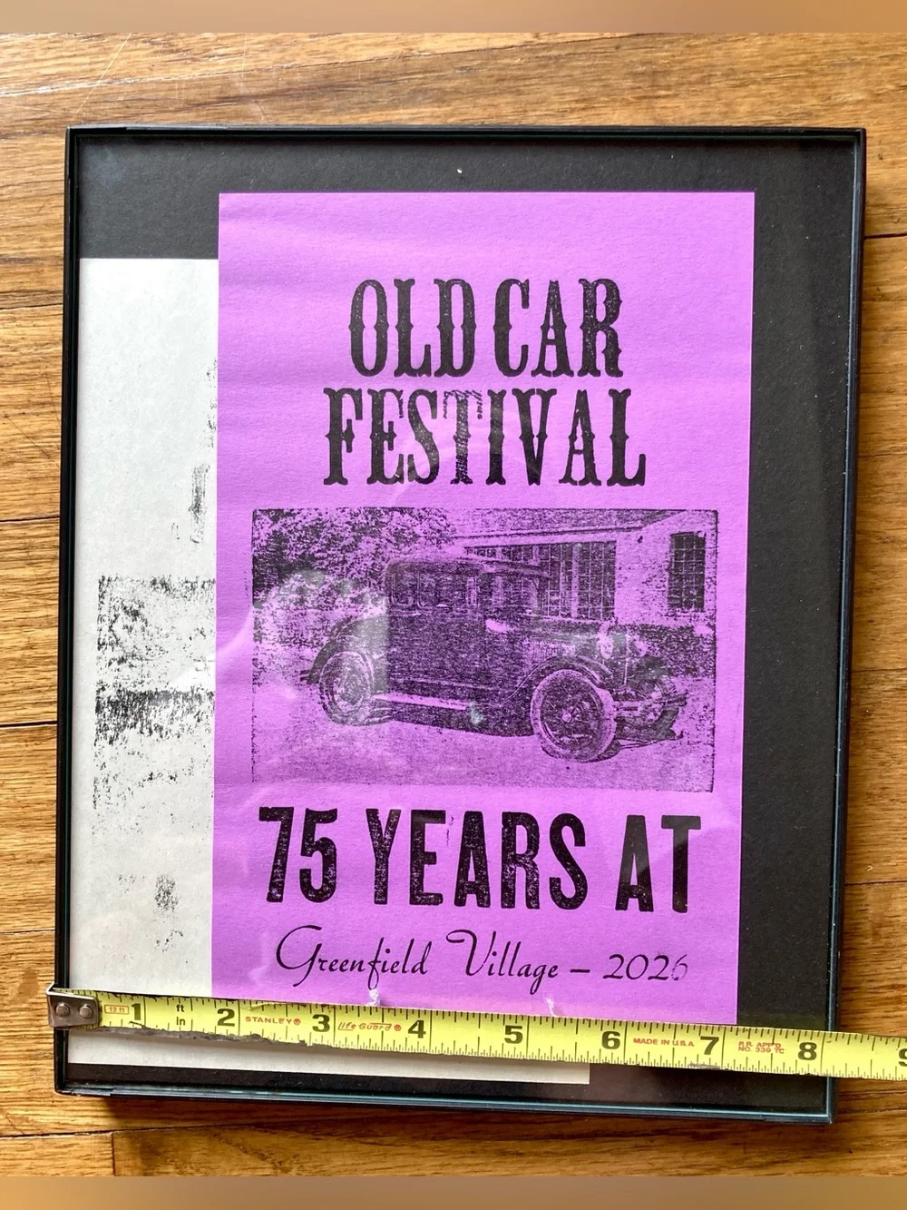75th year Old Car Festival Framed Wall Art